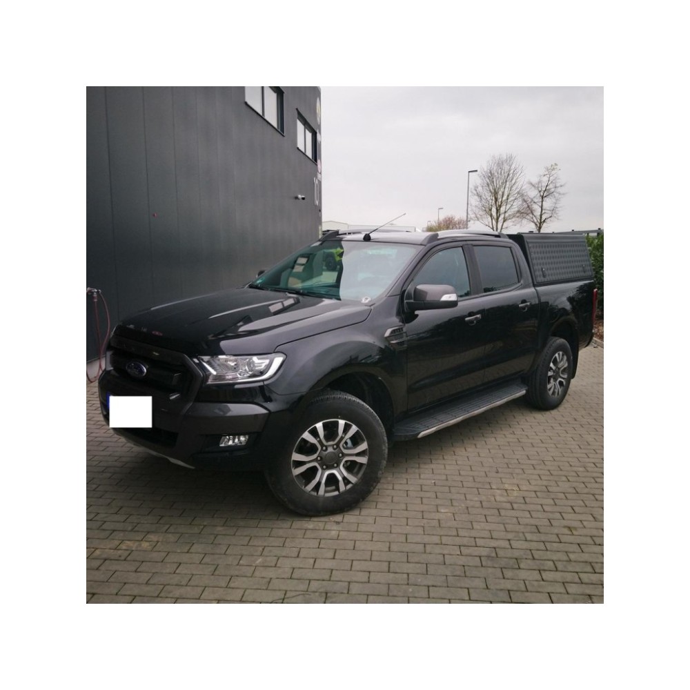 Hardtop Adventure noir Alu-Cab Ford Ranger 2012-2022 robuste Hardtop Adventure noir Alu-Cab Ford Ranger 2012-2022 robuste